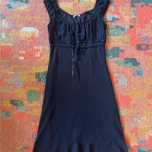 Vintage 90’s babydoll minidress medium black